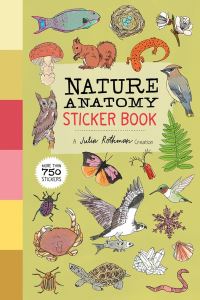 Book Cover for Nature Anatomy Sticker Book by Julia Rothman