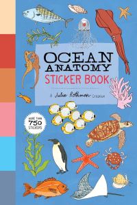 Book Cover for Ocean Anatomy Sticker Book by Julia Rothman