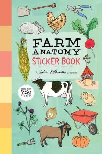 Book Cover for Farm Anatomy Sticker Book by Julia Rothman