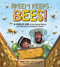 Book Cover for Akeem Keeps Bees! by Kamal E Bell, Akeem Bell