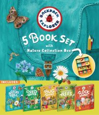 Book Cover for Backpack Explorer 5-Book Set With Nature Collection Box by Editors of Storey Publishing