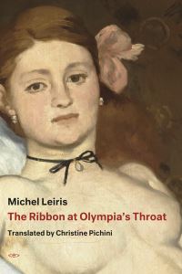 Book Cover for The Ribbon at Olympia's Throat by Michel Leiris