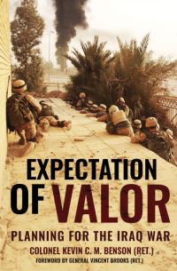 Book Cover for Expectation of Valor by Kevin C M Benson, Vincent Brooks