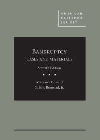 Book Cover for Bankruptcy by Margaret Howard, Lois R. Lupica