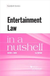 Book Cover for Entertainment Law in a Nutshell by Sherri Burr