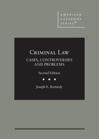 Book Cover for Criminal Law by Joseph E. Kennedy