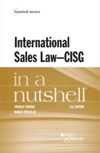 Book Cover for International Sales Law--CISG in a Nutshell by Franco Ferrari, Marco Torsello