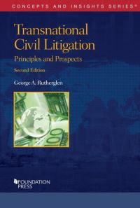 Book Cover for Transnational Civil Litigation by George Rutherglen