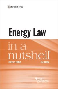 Book Cover for Energy Law in a Nutshell by Joseph P Tomain, Richard D Cudahy