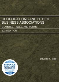 Book Cover for Corporations and Other Business Associations by Douglas K Moll