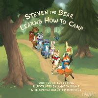 Book Cover for Steven the Bear Learns How to Camp by Scott Hall