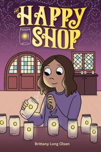 Book Cover for The Happy Shop by Brittany  Long Olsen