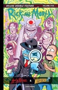 Book Cover for Rick and Morty Deluxe Double Feature Vol. 5 by Michael Moreci, Fred C Stresing
