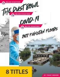 Book Cover for Major Disasters (Set of 8). Hardcover by 