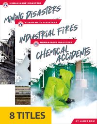 Book Cover for Human-Made Disasters (Set of 8). Hardcover by 
