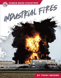 Book Cover for Industrial Fires. Hardcover by Trudy Becker