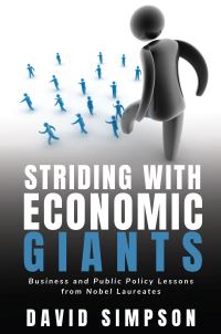 Book Cover for Striding With Economic Giants by David Simpson