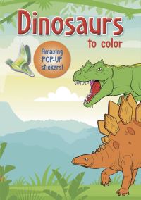 Book Cover for Dinosaurs to Color by Isadora Smunket
