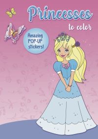 Book Cover for Princesses to Color by Isadora Smunket