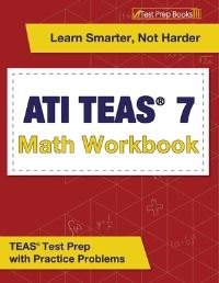 Book Cover for ATI TEAS 7 Math Workbook by Joshua Rueda