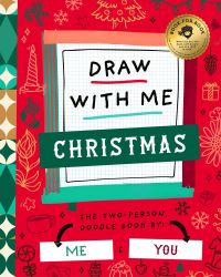 Book Cover for Draw With Me Christmas by Bushel  Peck Books