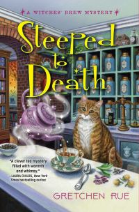 Book Cover for Steeped to Death by Gretchen Rue