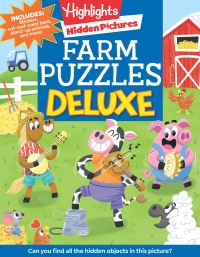 Book Cover for Farm Puzzles Deluxe by Highlights