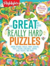 Book Cover for The Great Big Book of Really Hard Puzzles by Highlights