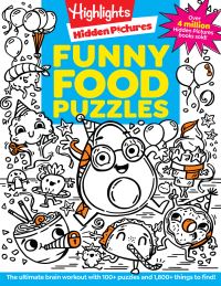 Book Cover for Funny Food Puzzles by Highlights