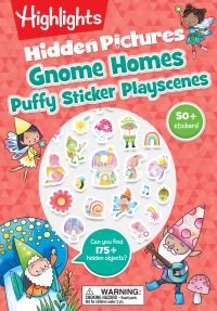 Book Cover for Gnome Homes Hidden Pictures Puffy Sticker Playscenes by Highlights