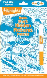 Book Cover for Neon Shark Hidden Pictures Puzzles by Highlights