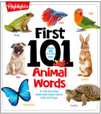 Book Cover for First 101 Animal Words by Highlights