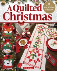Book Cover for A Quilted Christmas by Deb Grogan