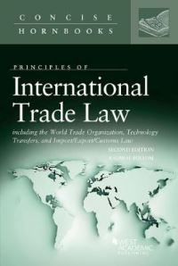 Book Cover for Principles of International Trade Law by Ralph Haughwout Folsom