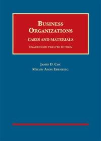 Book Cover for Business Organizations by Melvin Aron Eisenberg, James D Cox