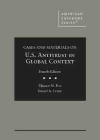 Book Cover for Cases and Materials on U.S. Antitrust in Global Context by Eleanor M. Fox, Daniel A. Crane