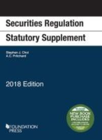 Book Cover for Securities Regulation Statutory Supplement by Stephen Jung Choi, Adam C Pritchard