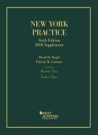 Book Cover for New York Practice, 6Th, Student Edition, 2018 Supplement by David D Siegal, Patrick Connors