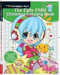 Book Cover for Cute Chibi Christmas Coloring Book by Christopher Hart