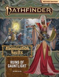 Book Cover for Abomination Vaults. Adventure Path 1 of 3 Ruins of Gauntlight by James Jacobs