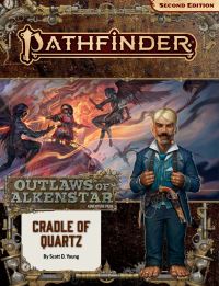 Book Cover for Outlaws of Alkenstar 2. Cradle of Quartz by Scott D Young, Ron Lundeen, Rodney Sloan