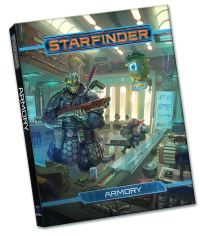 Book Cover for Starfinder RPG Armory by Alexander Augunas