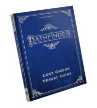 Book Cover for Lost Omens Travel Guide by Rigby Bendele