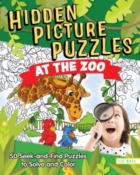 Book Cover for Hidden Picture Puzzles at the Zoo by Liz Ball
