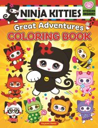 Book Cover for Ninja Kitties Great Adventures Coloring Book by Kayomi Harai