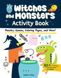 Book Cover for Witches and Monsters Activity Book by Madeline Willow
