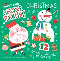 Book Cover for First Fun Sticker Painting: Christmas by Edward Miller