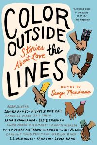 Book Cover for Color Outside the Lines by Sangu Mandanna, Samira Ahmed, Adam Silvera