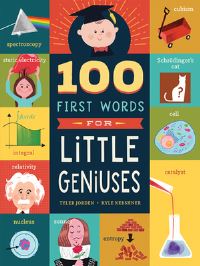 Book Cover for 100 First Words for Little Geniuses by Tyler Jorden