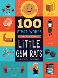 Book Cover for 100 First Words for Little Gym Rats by Andrea Veenker